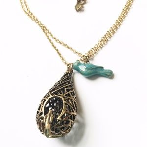 Lucky Brand Bird Nest necklace   Adorable!!!